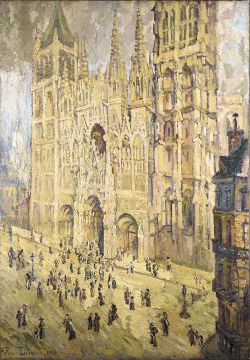 Pierre Dumont - Vue de La Cathédrale de Rouen