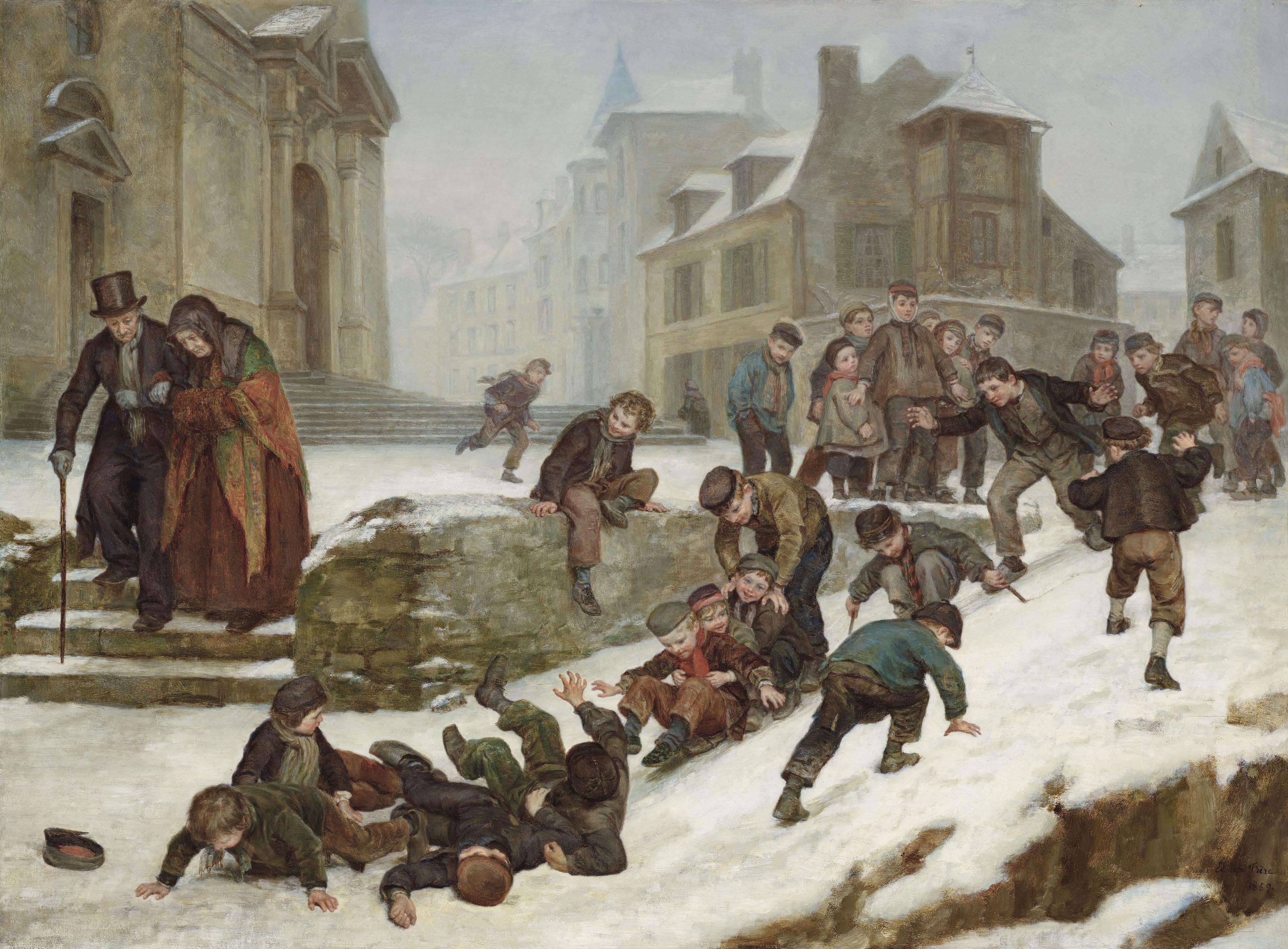 Pierre-Édouard Frère - La glissade