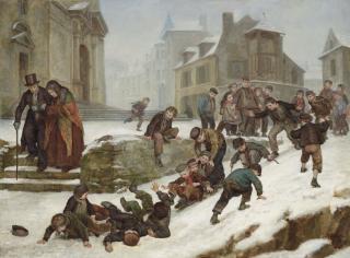 Pierre-Édouard Frère - La glissade