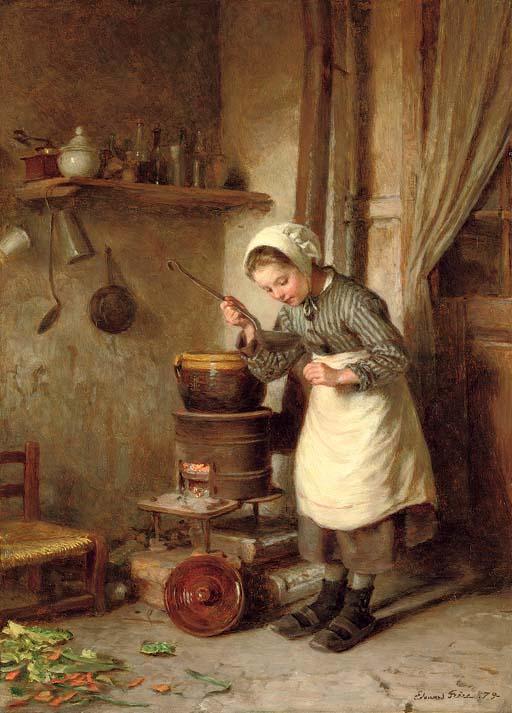 Pierre Édouard Frère - The young cook