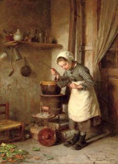 Pierre Édouard Frère - The young cook