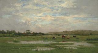 Pierre Emmanuel Eugene Damoye - Prairies Inondées, Pas de Calais