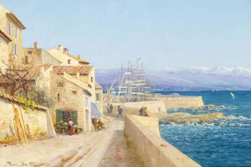 Pierre-Ernest Ballue - Vue d\'Antibes