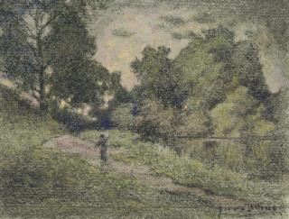 Pierre Ernest Prins - Le petit lac du bois de Boulogne