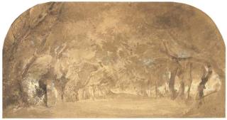 Pierre-Etienne-Théodore Rousseau - L\'allée de châtaigniers