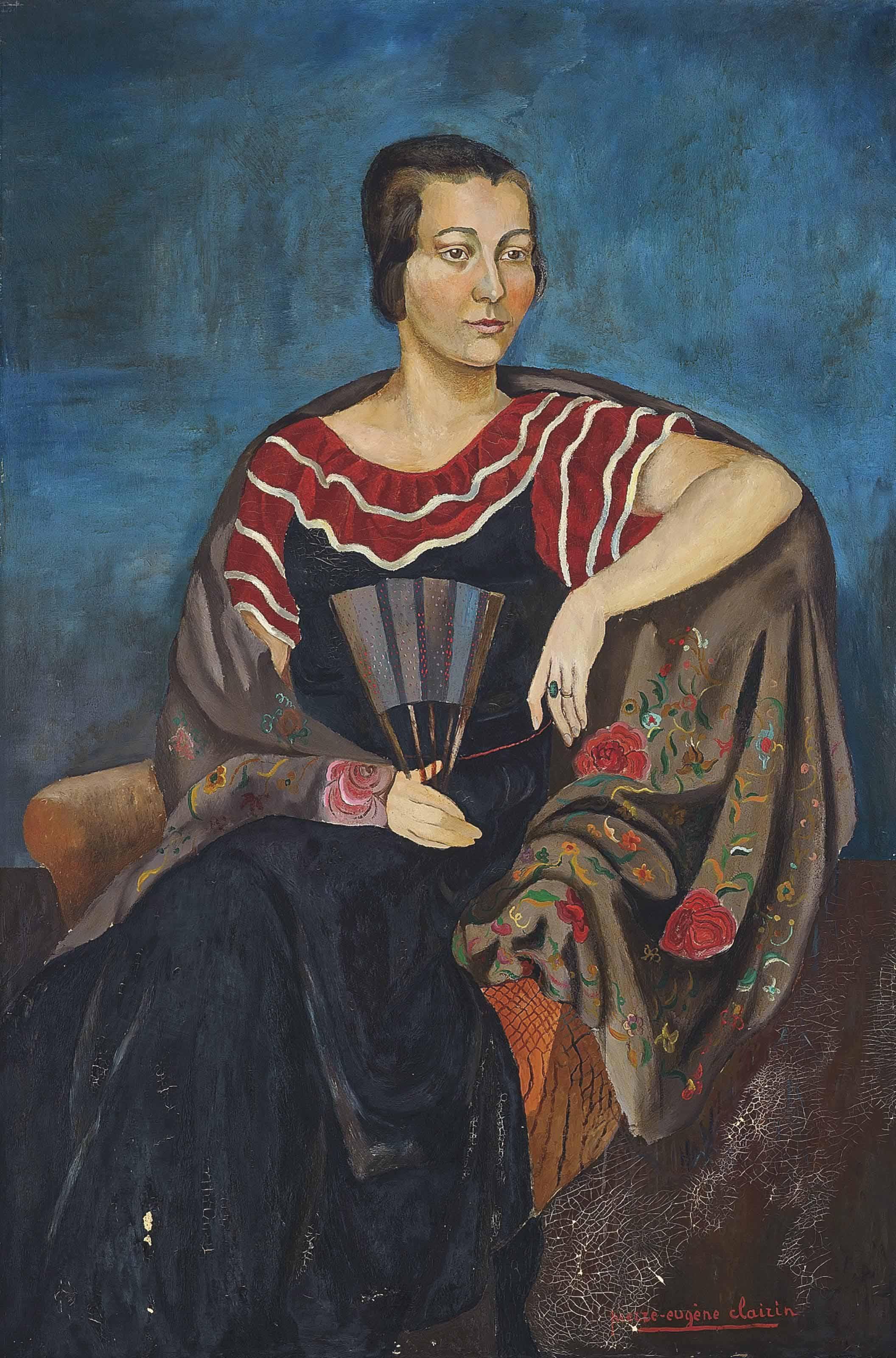 Pierre Eugène Clairin - Femme Assise