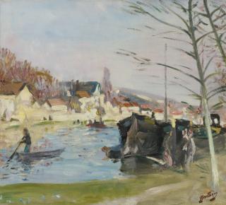 Pierre Eugène Montezin - Bord De Seine Près De Saint-Mammés