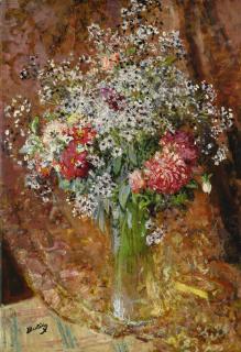 Pierre-Eugène Montézin - Bouquet De Fleurs