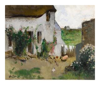 Pierre-Eugène Montézin - Cour De Ferme