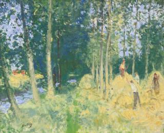 Pierre Eugène Montézin - Fenaison À Monthulet