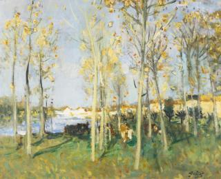 Pierre Eugène Montezin - L\'Automne A Misy-Sur-Yonne