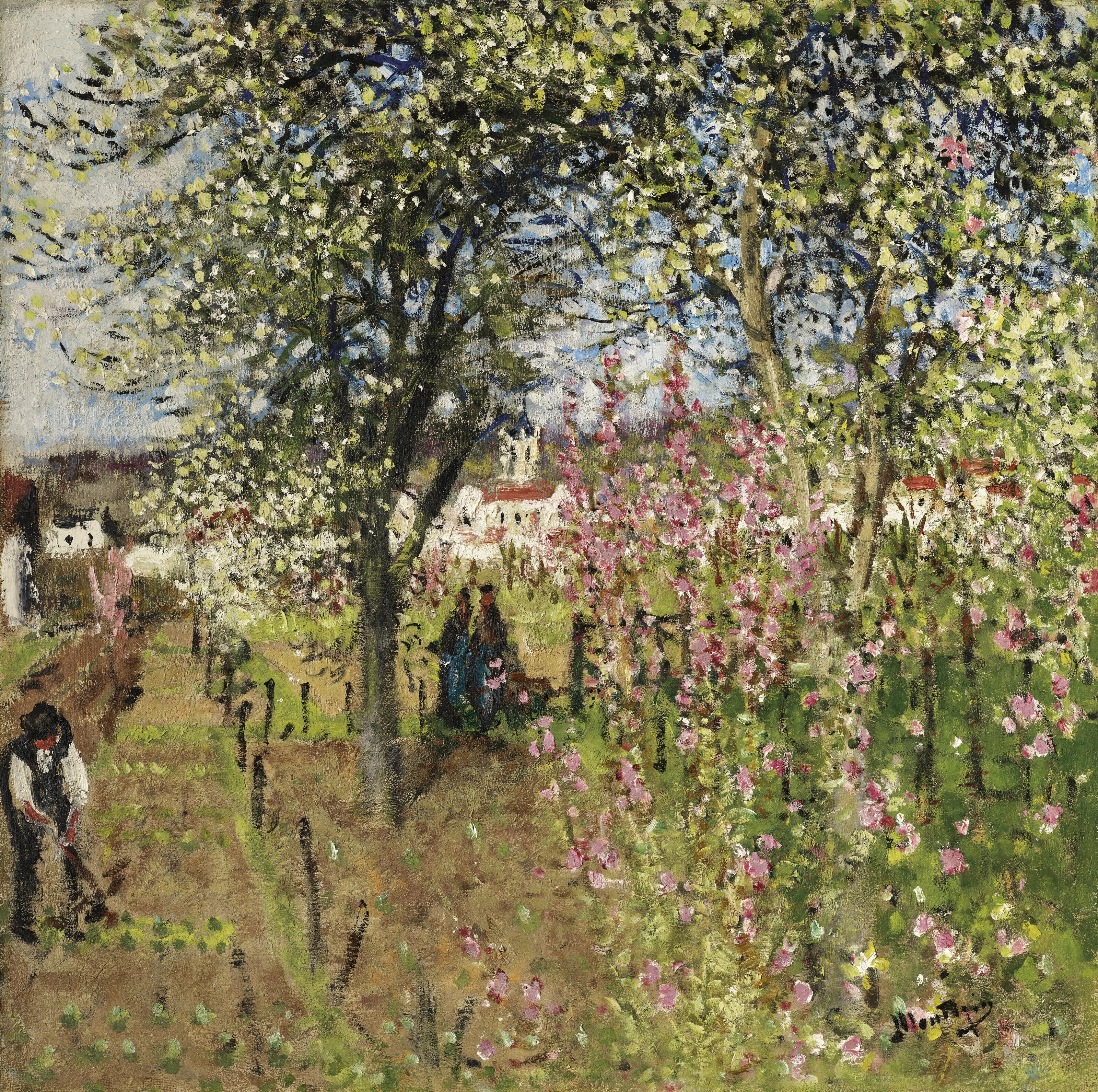 Pierre-Eugène Montézin - Le Printemps à Moret