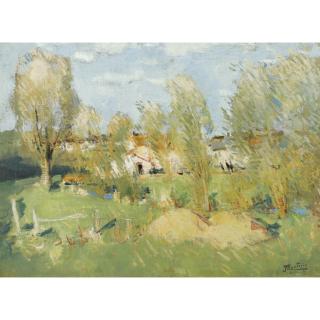 Pierre Eugène Montezin - L\'Entrée Du Village