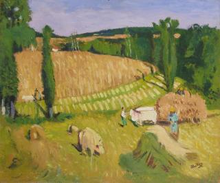 Pierre Eugène Montézin - Les foins