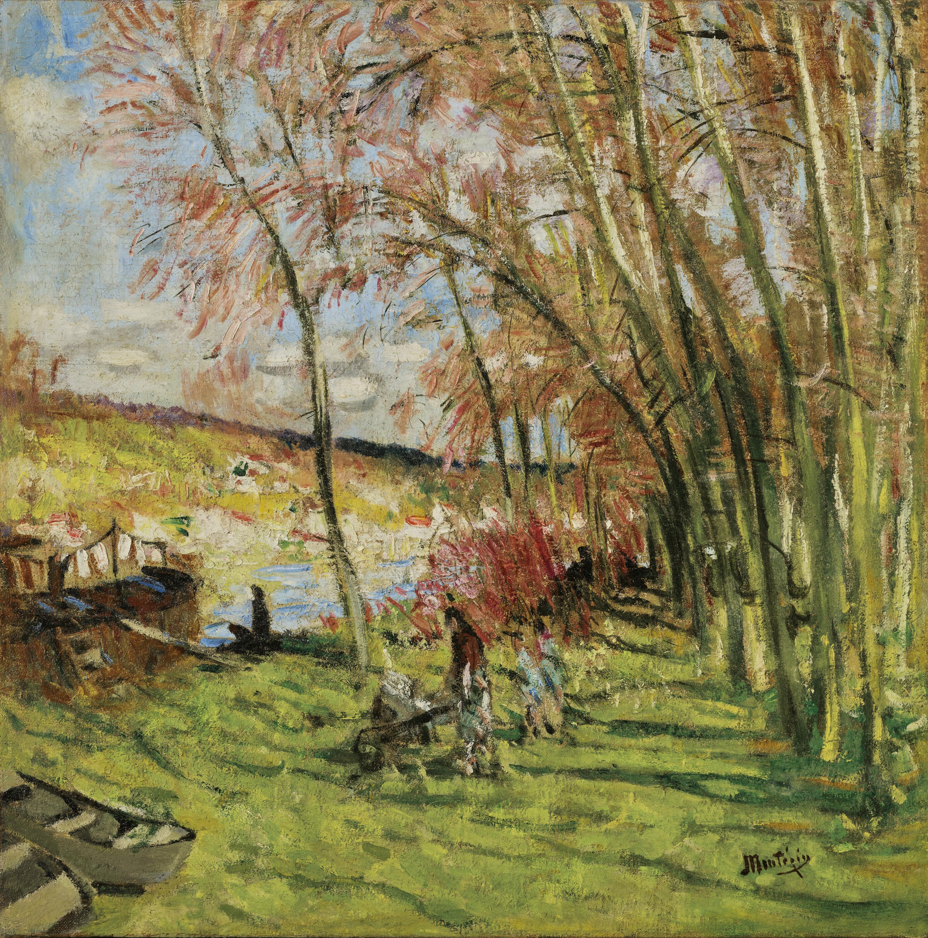 Pierre Eugène Montézin - Les Grands Peupliers