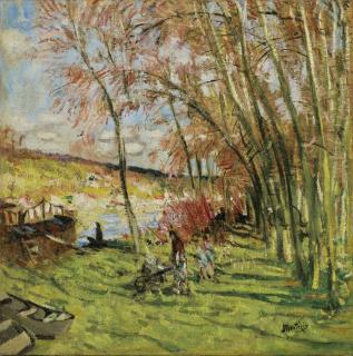 Pierre Eugène Montézin - Les Grands Peupliers