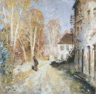 Pierre-Eugene Montezin - Personnage au bord de la route