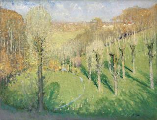 Pierre Eugène Montézin - Pré Avec Arbres