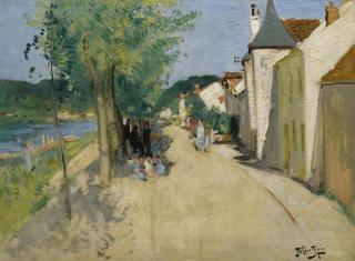 Pierre-Eugène Montézin - Quai À Saint-Mammes