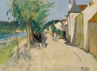 Pierre-Eugène Montézin - Quai À Saint-Mammes