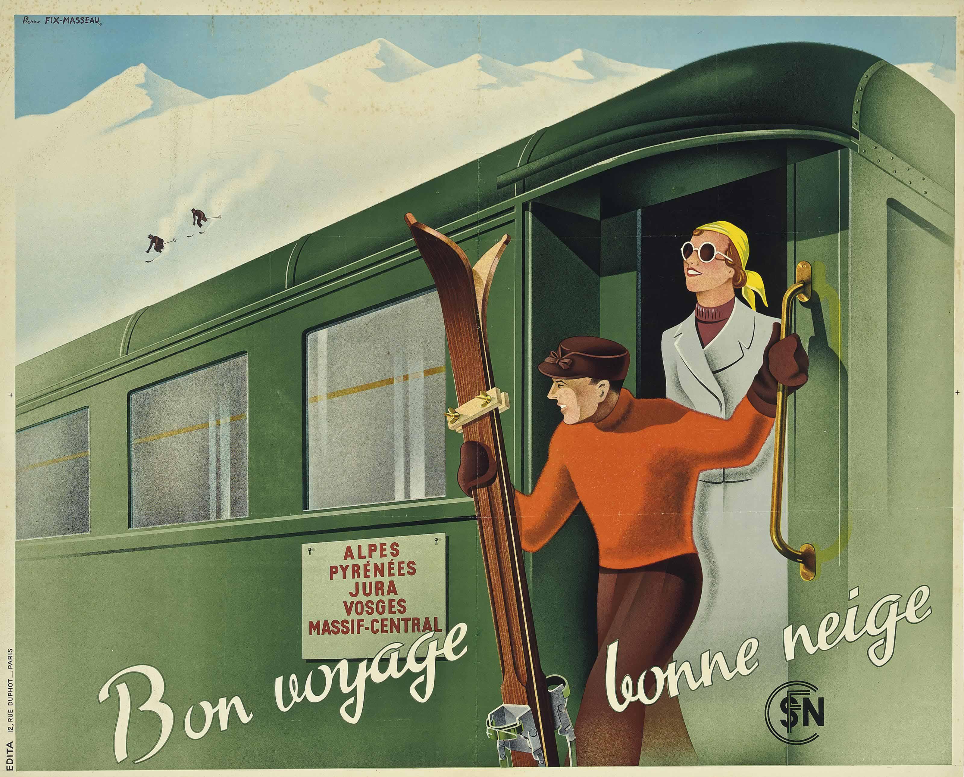Pierre Fix-Masseau - Bon Voyage, Bonne Neige