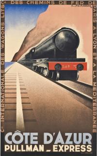Pierre Fix-Masseau - Côte D\'Azur, Pullman-Express