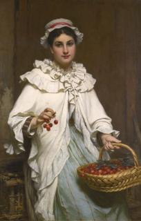 Pierre-François Bouchard - French la Cueilleuse De Cerises