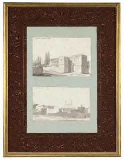 Pierre François Léonard Fontaine - Lotto composto da due disegni: