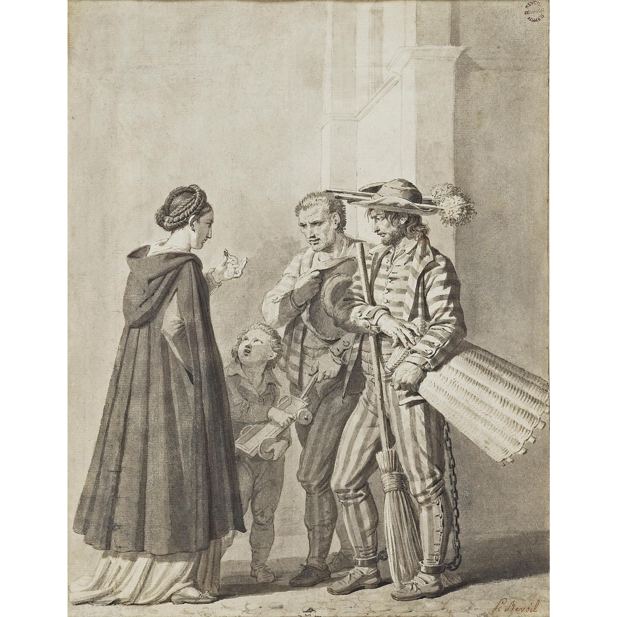 Pierre Henri Révoil - Les Femmes De Fribourg En Suisse