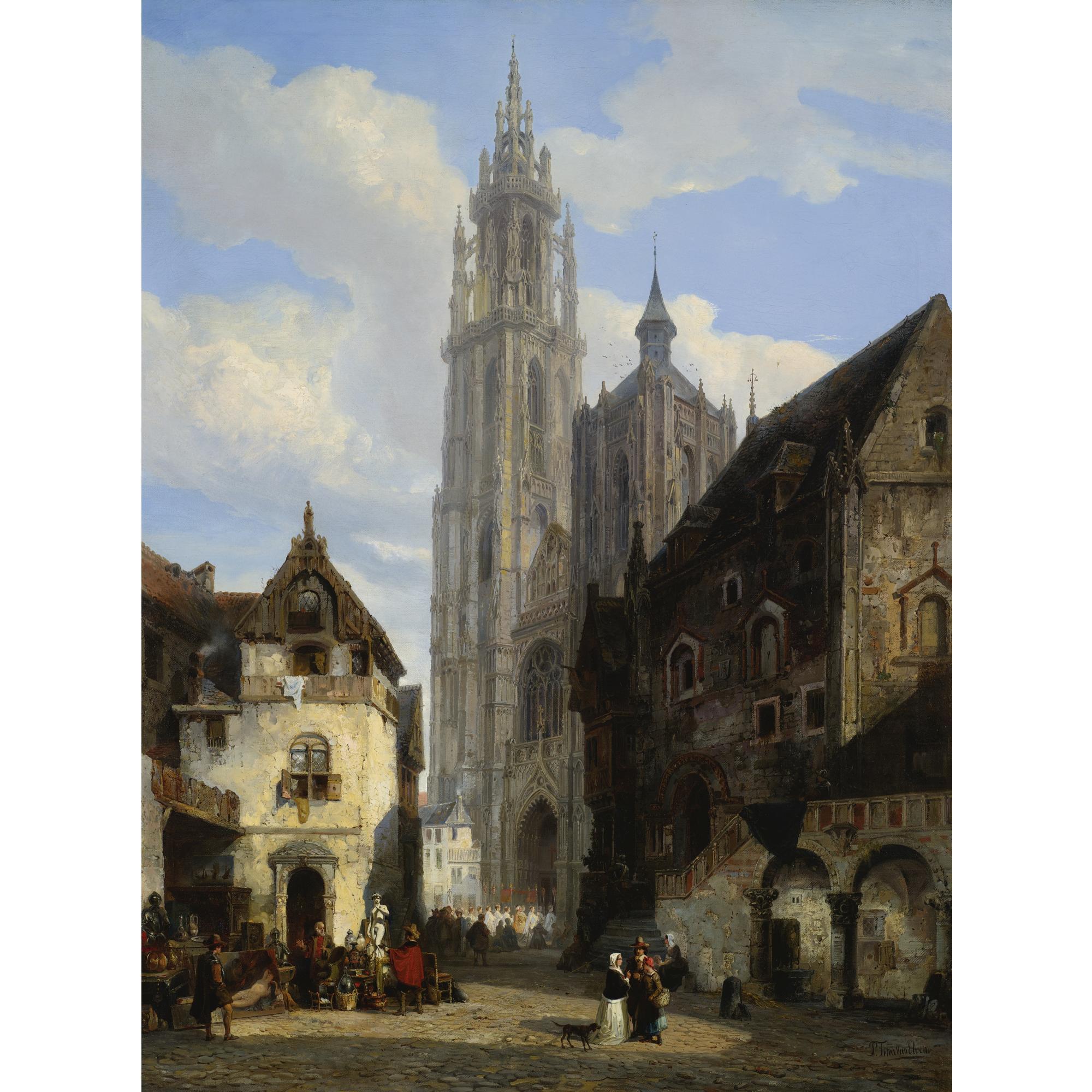 Pierre Henri Théodore Tetar Van Elven - The Cathedral Of Our Lady, Antwerp
