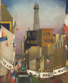Pierre Hode - Le bal du 14 Juillet et la Tour Eiffel