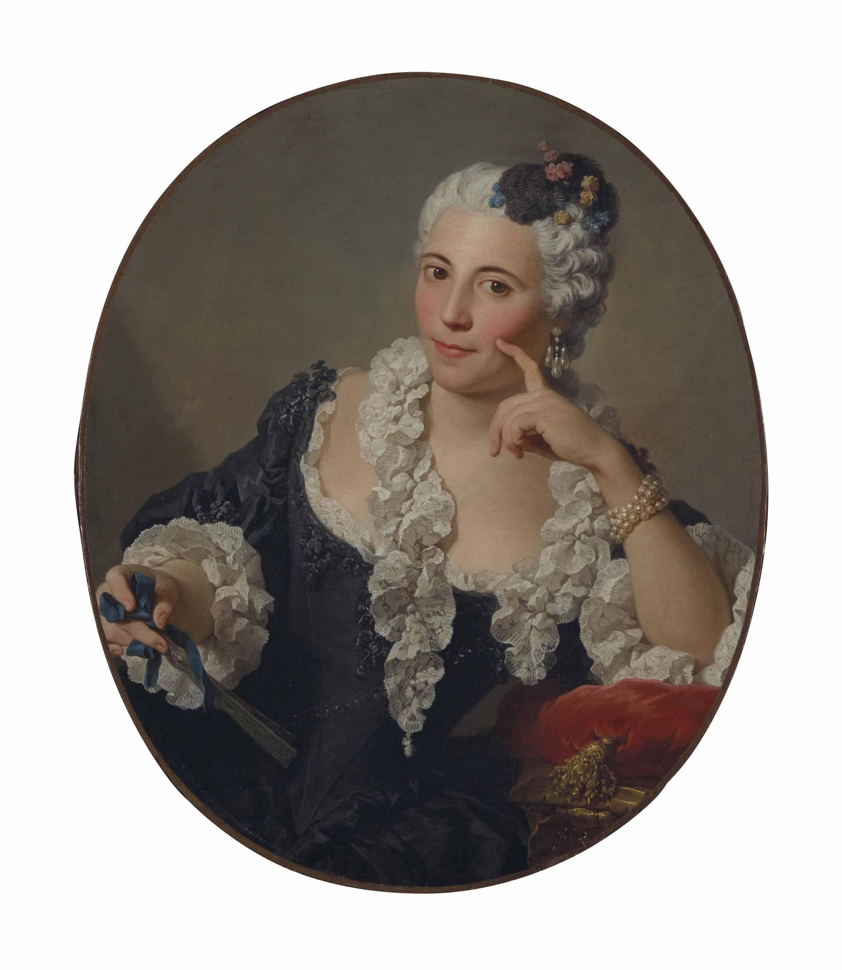 Pierre-Hubert Subleyras - Portrait d\'Anne-Marie Zina Durand de Lironcourt