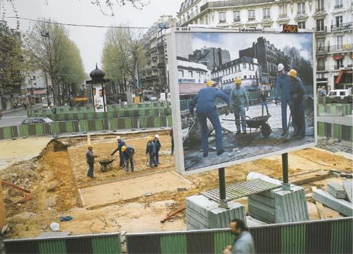 Pierre Huyghe - Chantier Barbès-Rochechouart, Paris, 1994
