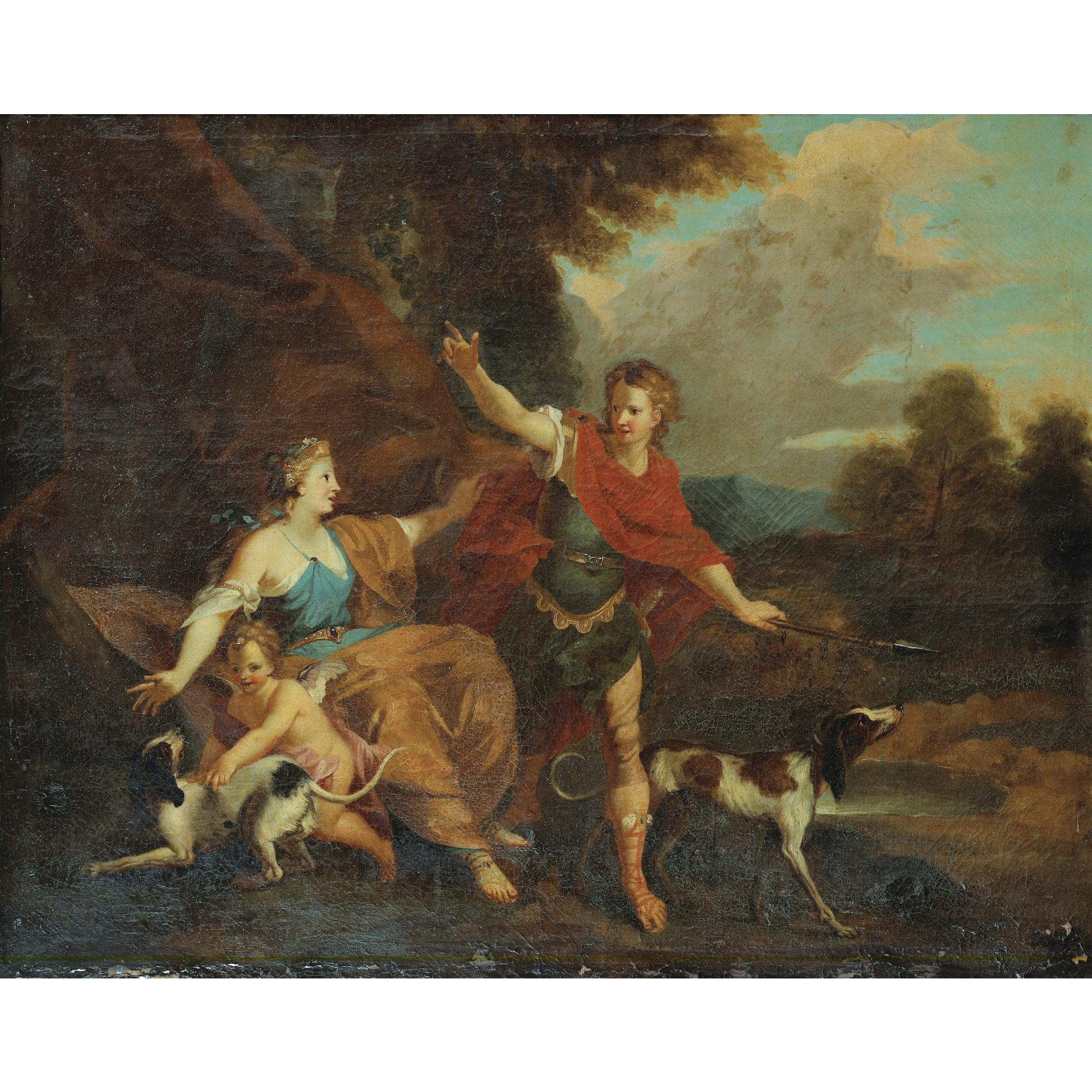 Pierre-Jacques Cazesparis - Vénus Et Adonis