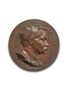 Pierre-Jean David D\'Angers - Four Portrait Medallions Of French Doctors And Scientists Including Benjamin Anger, Ambroise Paré, Jacques Lordat And Siméon Denis Poisson