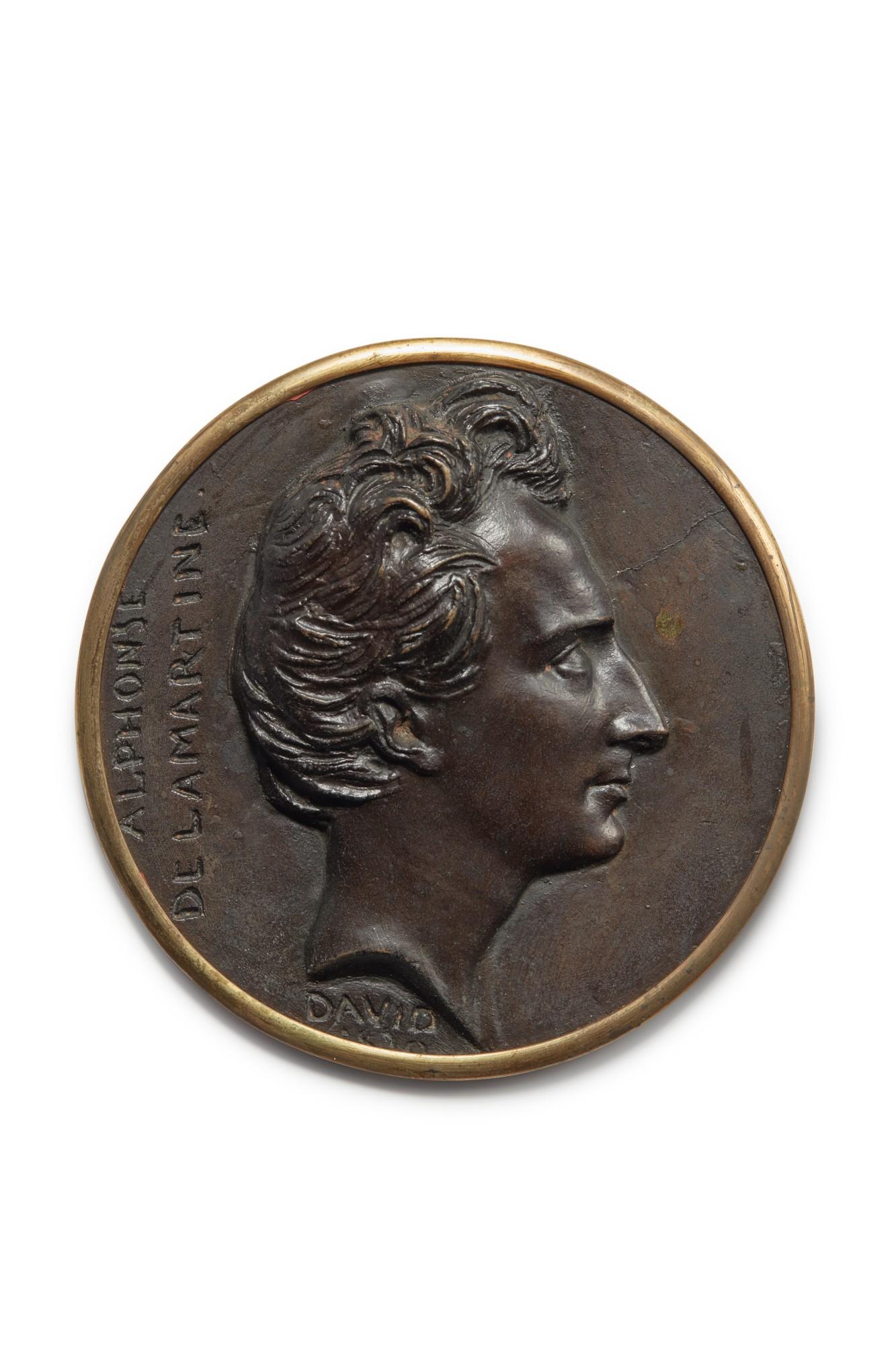 Pierre-Jean David D\'Angers - Four Portrait Medallions Of French Politicians And Writers Including Alphonse De Lamartine, Pierre-Simon Ballanche, Hugues Felicité Robert De Lamennais , And Casimir Pierre Périer