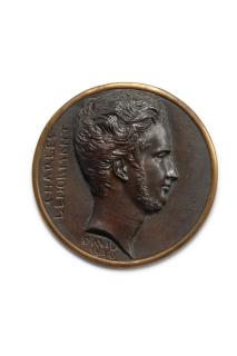 Pierre-Jean David D\'Angers - Four Portrait Medallions Of Intellectuals Including Charles Lenormant, Pigault-Lebrun, Gaspare Spontini, And Charles Nodier