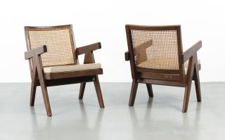 Pierre Jeanneret - Pair Of Easy Armchairs