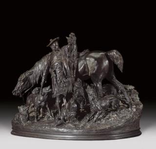 Pierre-Jules Mêne - La prise du renard