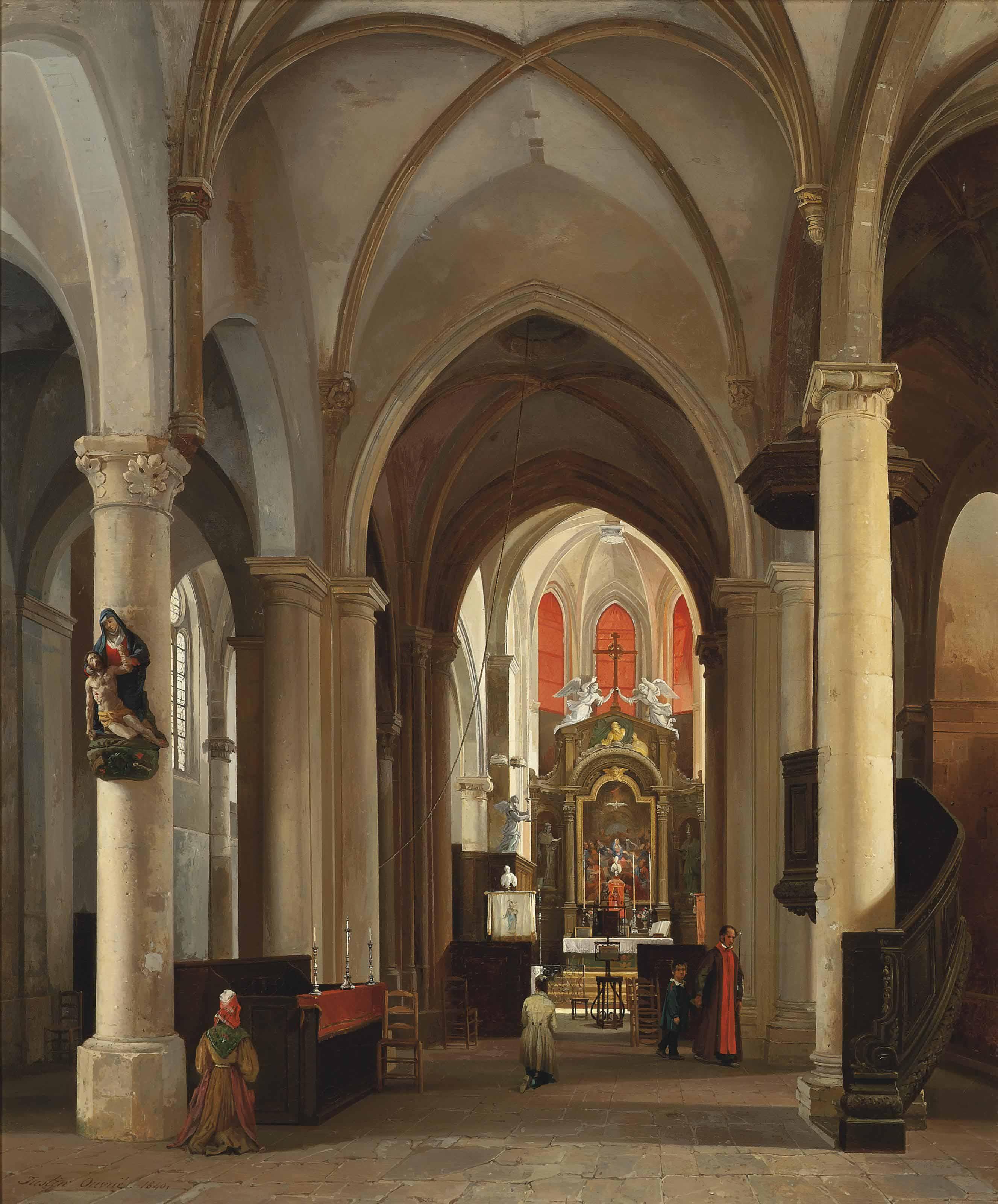 Pierre-Justin Ouvrié - Prayers at the altar