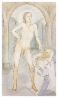 Pierre Klossowski - Le Baphomêt offrant ses services au grand maître