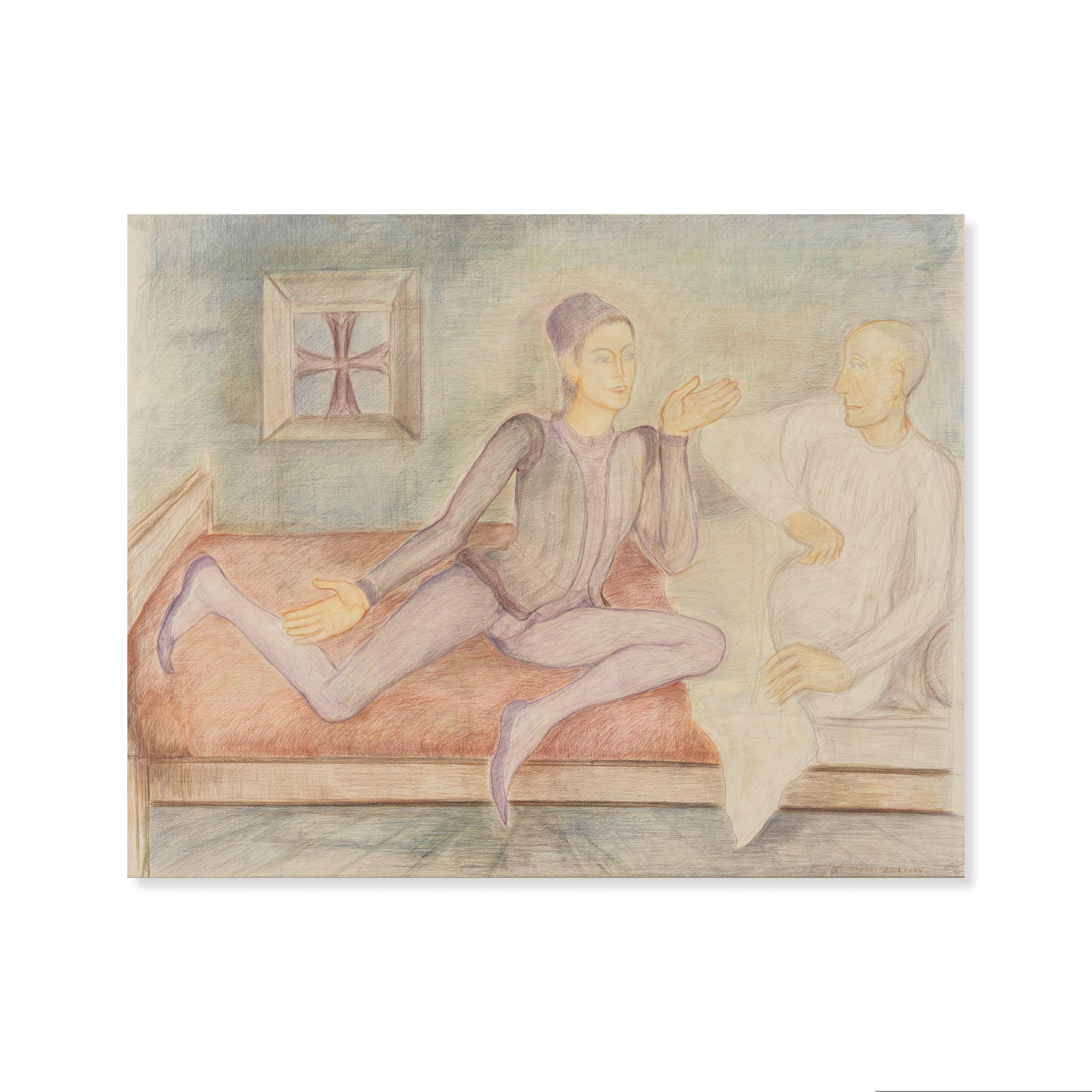 Pierre Klossowski - Le jeune page provoquant le frère Damien ou Ogier et Damien