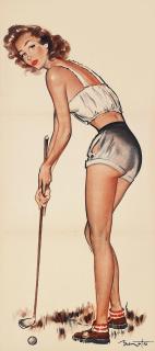 Pierre-Laurent Brenot - Golfing Pin-Up