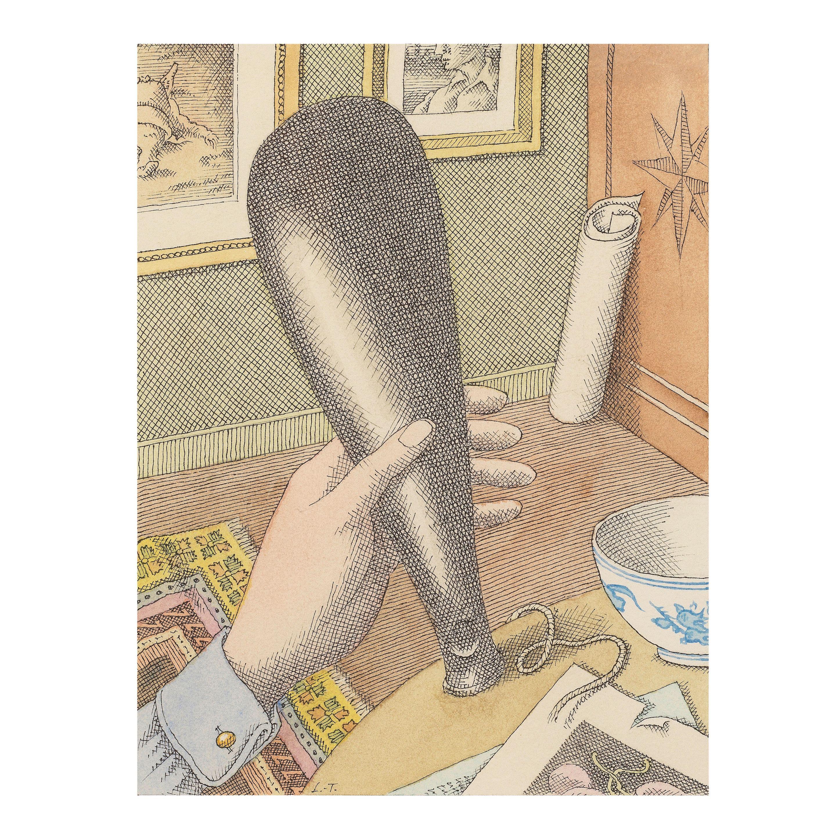 Pierre Le-Tan - A Maori fighting club, \