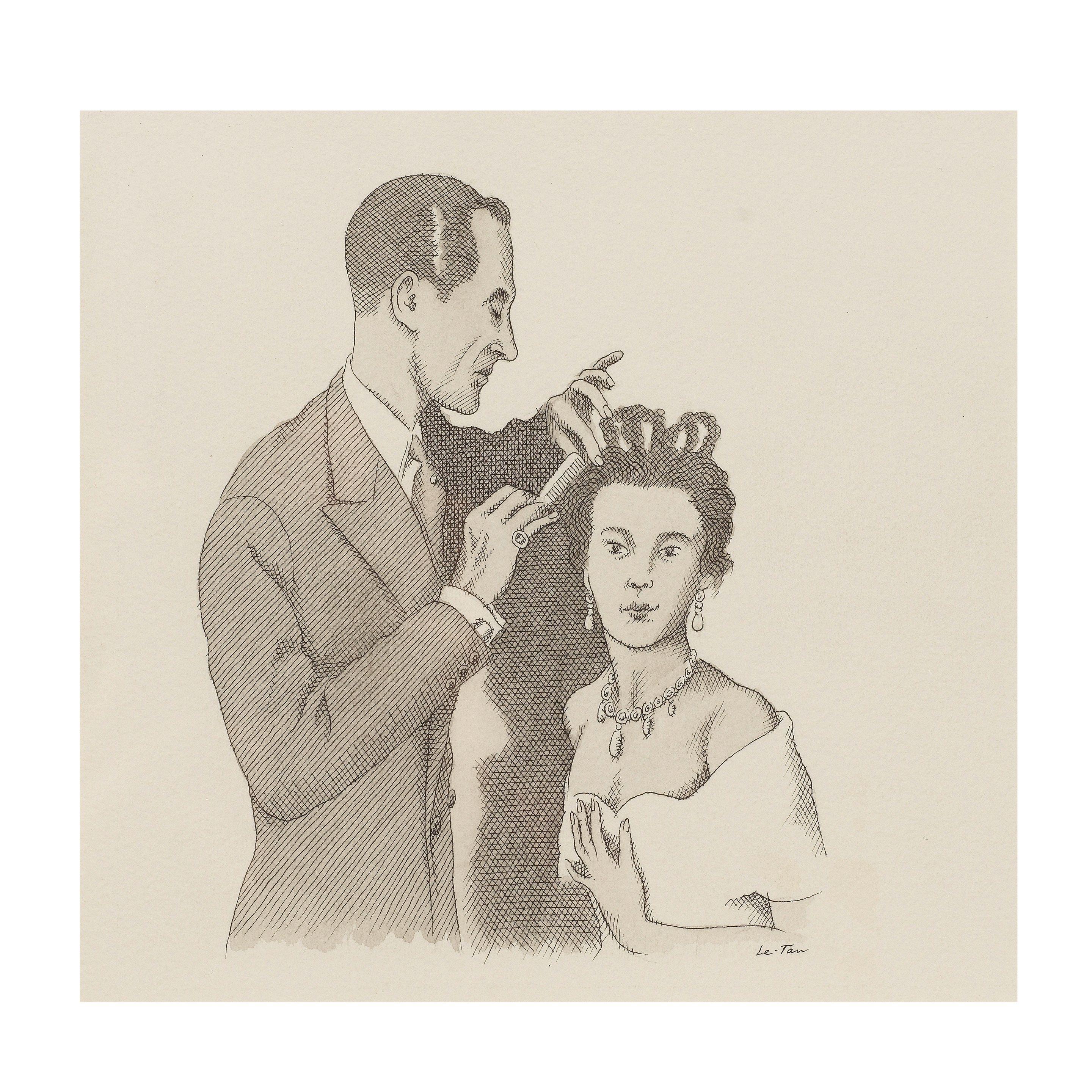 Pierre Le-Tan - Antonio au travail