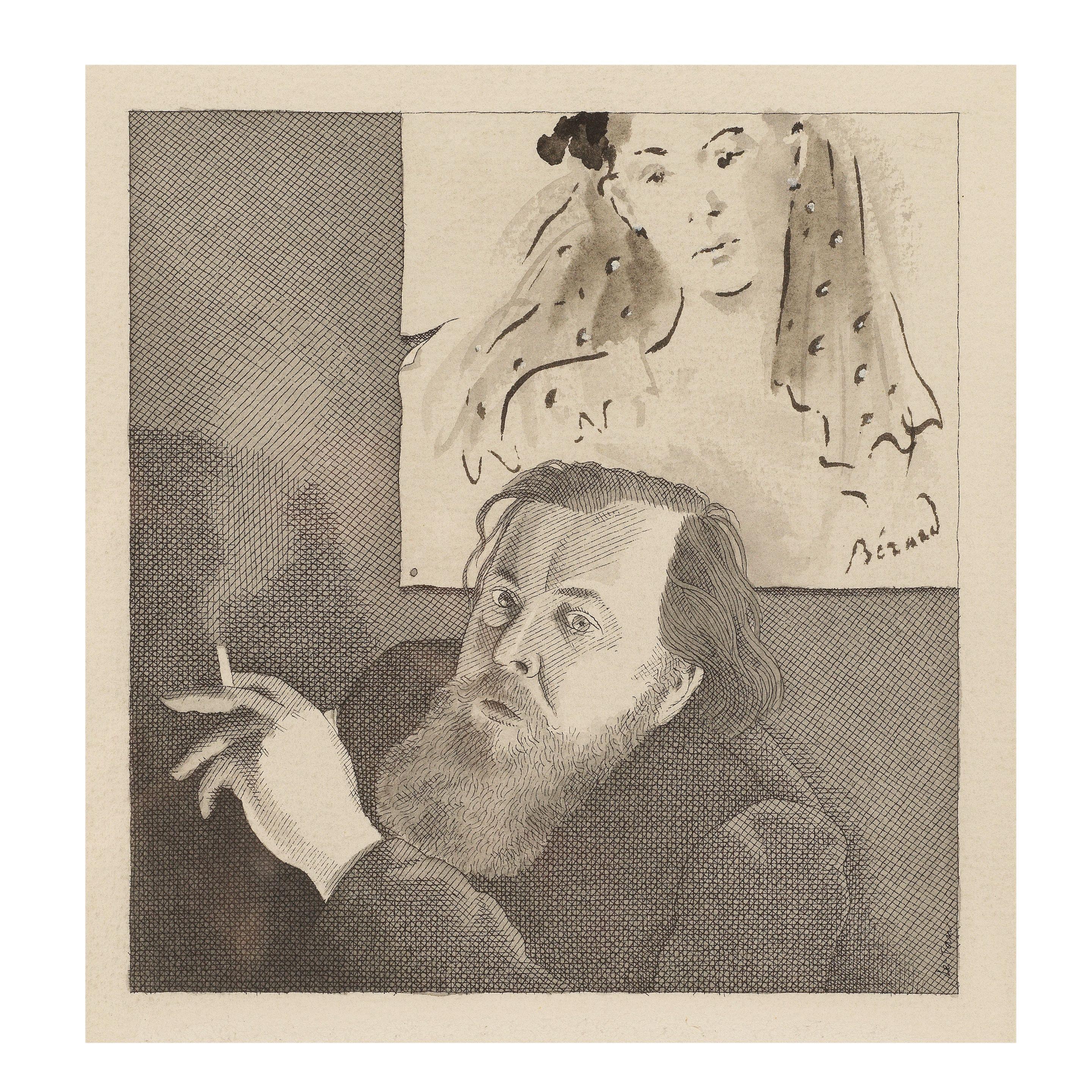 Pierre Le-Tan - Portrait de Christian Bérard