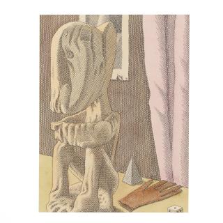 Pierre Le-Tan - Statuette Korwar et gant