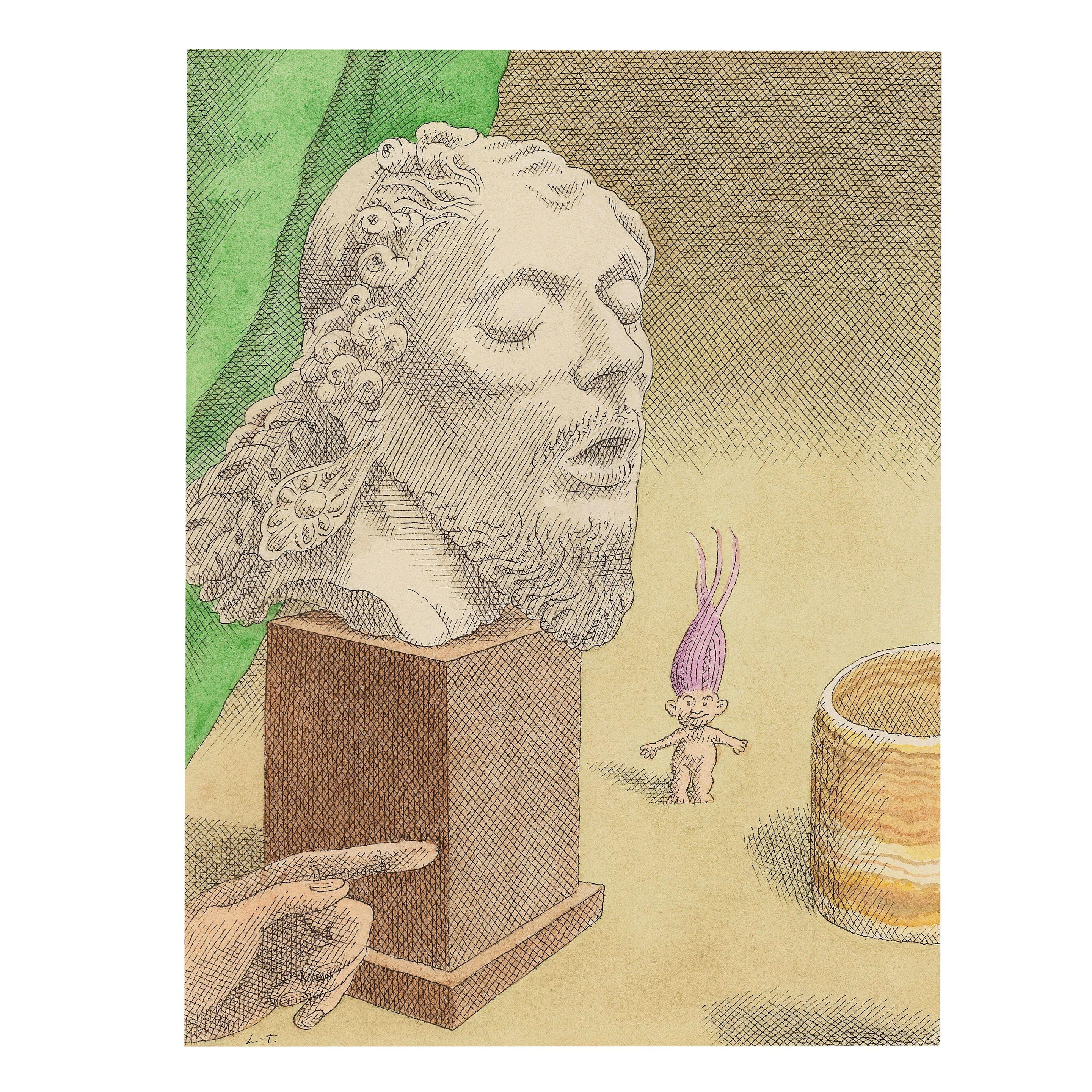 Pierre Le-Tan - Tête de Holopherne