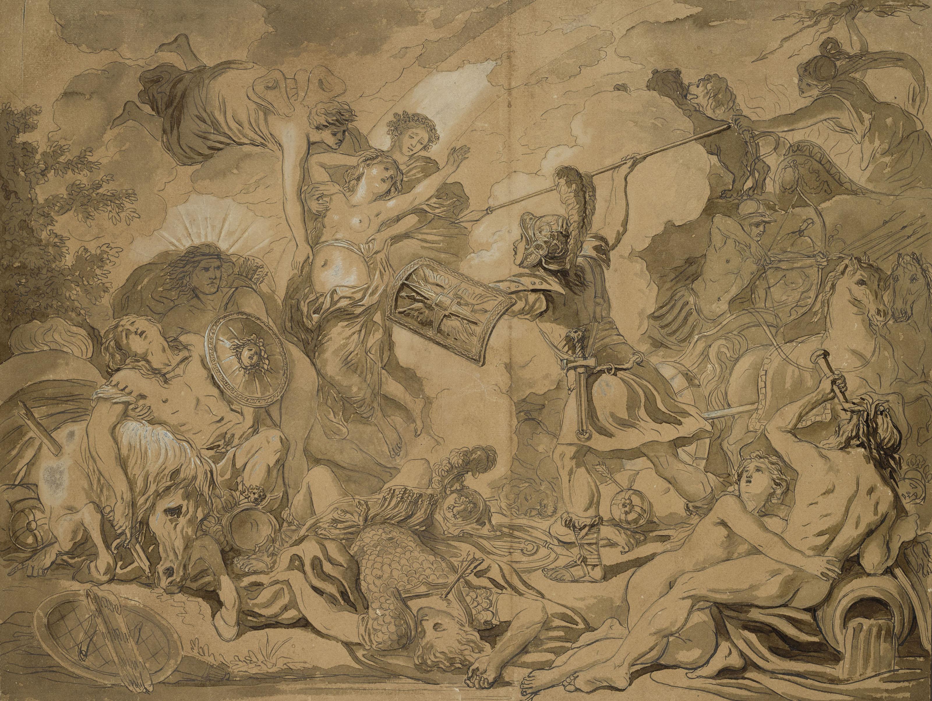 Pierre Lélu - Scène mythologique