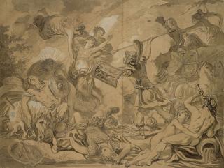 Pierre Lélu - Scène mythologique